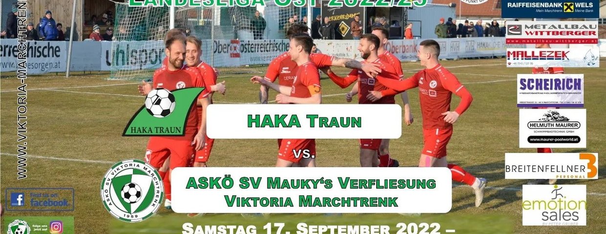 Vorschau auf das KM-Auswärtsspiel gegen SV Haka Traun !!!