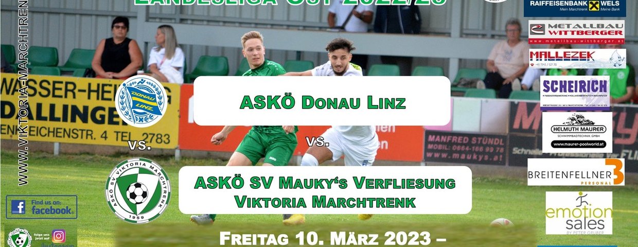 Vorschau auf das Auswärtsspiel gegen ASKÖ DONAU Linz !!!