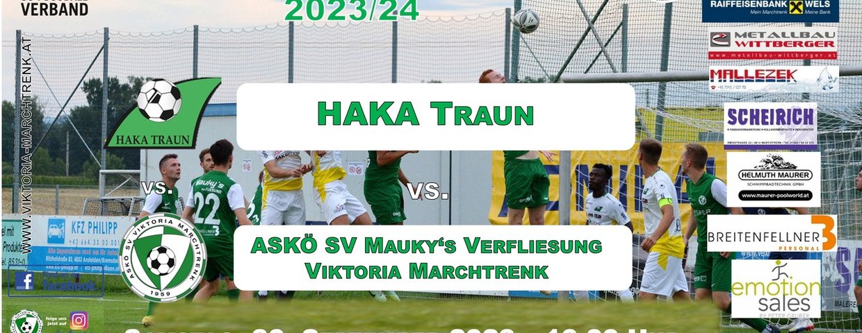 Vorschau auf das KM-Auswärtsspiel gegen SV Haka Traun !!!