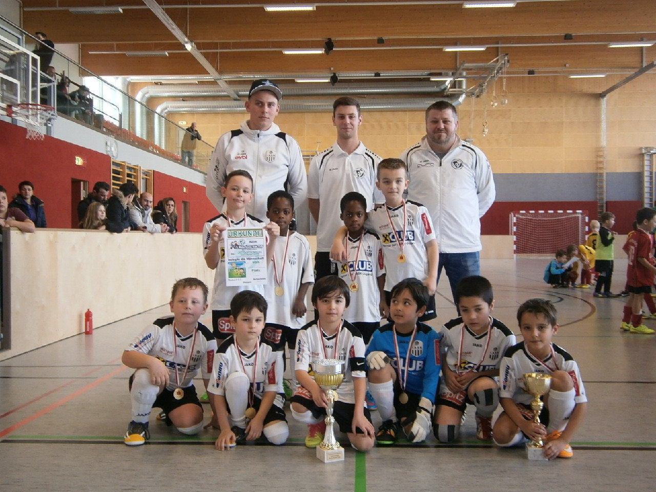 1.Platz LASK Linz-Water Tower Kids Cup 2015